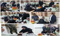 غربالگری دیابت و فشار خون در  ستاد فرماندهی نیروی انتظامی پاکدشت 