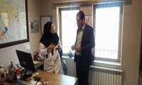  بازدید مدیر شبکه بهداشت و درمان شهرستان پاکدشت از مرکز خدمات جامع سلامت فرون‌آباد