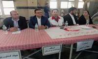 حضور مسئول مرکز خدمات جامع سلامت شریف‌آباد در میز خدمت هفته دولت