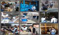 اجرای  نظارت‌های بهداشتی، کارشناسان بهداشت محیط شبکه بهداشت و درمان شهرستان پاکدشت
