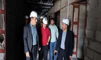 ارزیابی پیشرفت بیمارستان جدید شریف‌آباد توسط مدیر شبکه بهداشت پاکدشت