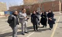 بازدید مدیر شبکه و کارشناسان از مدرسه شهید اکبرلو جهت اجرای طرح مدرسه دوستدار جمعیت