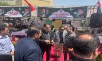 حضور مدیر شبکه بهداشت و درمان شهرستان پاکدشت در موکب سلامت و ارائه گزارش خدمات بهداشتی به مسئولان نظارتی