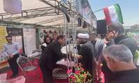 بازدید رئیس ستاد عتبات عالیات شهرستان پاکدشت و رئیس دفتر امام جمعه شهرستان از موکب شبکه بهداشت و درمان