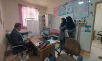  بازدید مدیر شبکه بهداشت و درمان پاکدشت از مرکز خدمات جامع سلامت روستایی کریم‌آباد