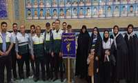 حضور بسیجیان کانون بسیج جامعه پزشکی شهرستان پاکدشت در اجتماع جان‌فدایان ایران در میدان معلم شهید خامنه ای شهرستان