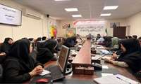 کمیته اخلاق پزشکی با حضور دکتر زینی وند مدیر شبکه بهداشت و درمان پاکدشت و کارشناسان ستادی