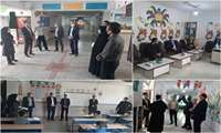 معاون بهداشتی، حراست و کارشناس مسئولان واحدهای سلامت محیط کار و سلامت نوجوانان جوانان و مدارس شبکه بهداشت به همراه معاون پرورشی و کارشناسان حوزه سلامت از دو مدرسه تحت پوشش بازدید کردند.