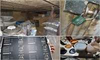 سوله غیرمجاز تولید و بسته‌بندی غیرمجاز شامپو، کراتین و wax به دلیل عدم اخذ مجوزهای بهداشتی لازم پلمپ شد.