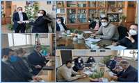 برگزاری جلسه هماهنگی تکمیل واکسیناسیون دانش اموزان  