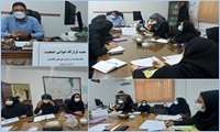 برگزاری یازدهمین جلسه قرارگاه  جوانی جمعیت در شبکه بهداشت و درمان پاکدشت