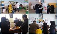 بازدید معاون بهداشتی شبکه بهداشت و درمان پاکدشت از پایگاههای سنجش دانش آموزان شهرستان 