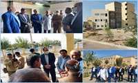 بازدید دکتر زالی رئیس دانشگاه علوم پزشکی شهید بهشتی  از پروژه در حال احداث کلینیک ویژه بیمارستان شهدای پاکدشت 