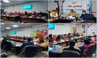 برگزاری سومین جلسه اضطراری مدیریت بحران سیل شبکه بهداشت و درمان پاکدشت 